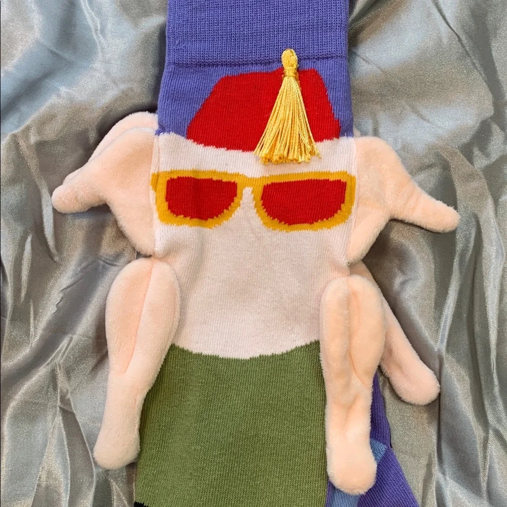 🌹Hallmark • Friends Novelty Socks “Turkey Head” • NWT